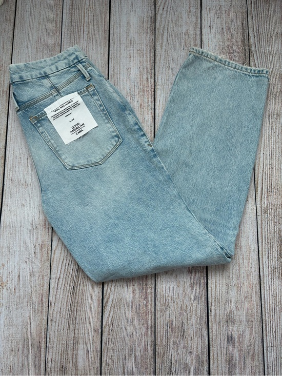 Good American Denim - ZARA x Good American 90s Relaxed High-Rise Straight Leg Jeans